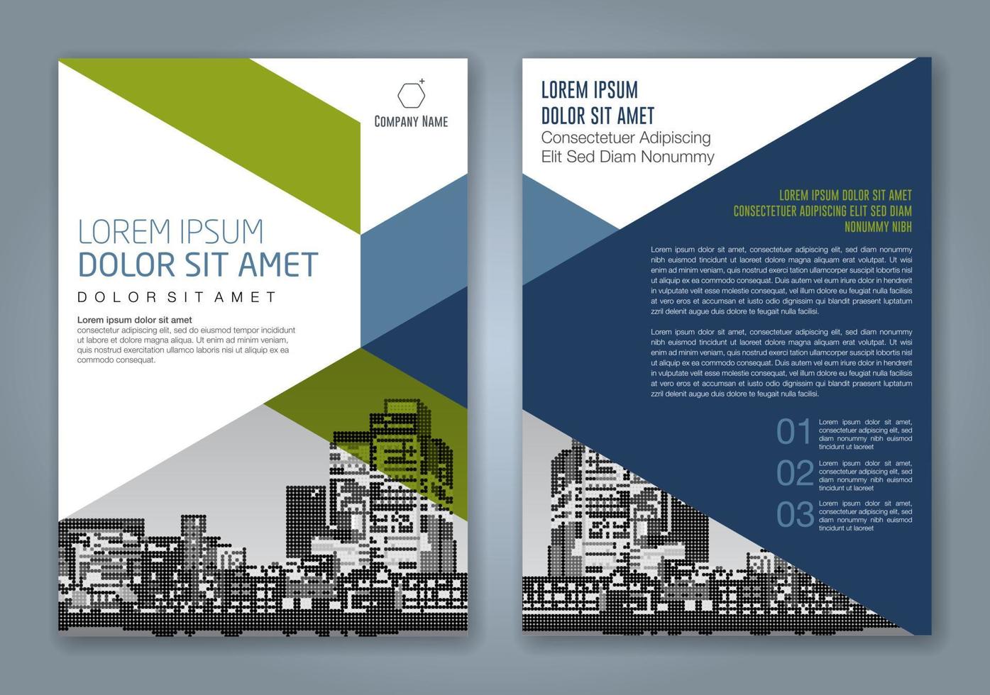 fondo de diseño de formas geométricas mínimas para informe anual de negocios portada de libro folleto folleto cartel vector