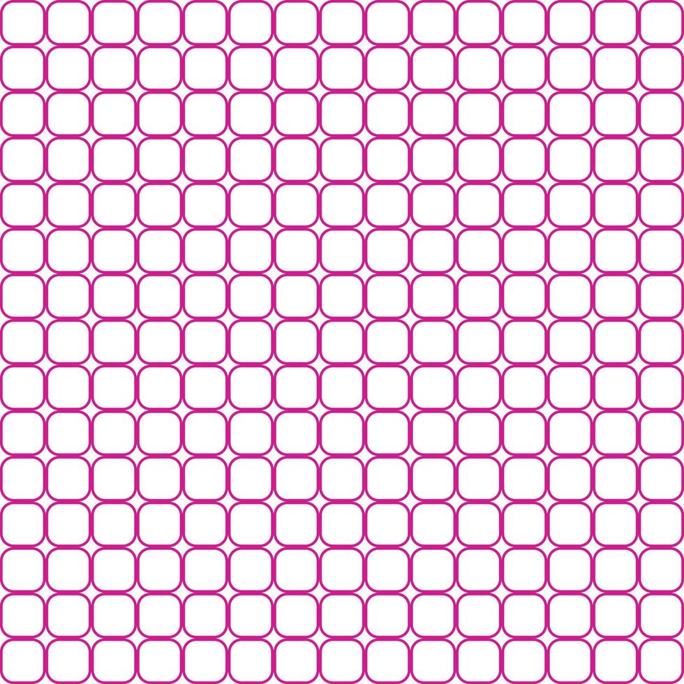 Seamless abstract pattern with many geometric pink squared rounded edges boxes. Vector background design. Paper, cloth, fabric, cloth, dress, napkin, printing, present, nice, shirt, bed, concepts.