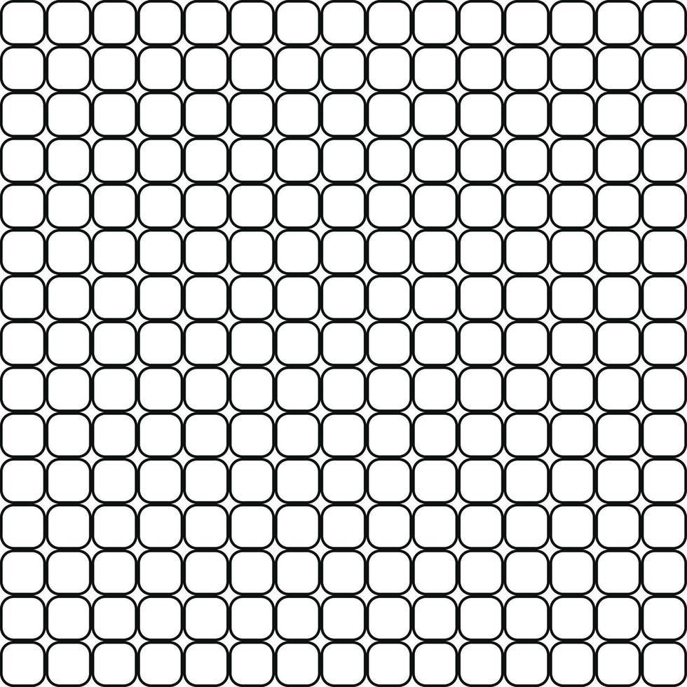 Seamless abstract pattern with many geometric grey black squared rounded edges boxes. Vector design. Paper, cloth, fabric, cloth, dress, napkin, printing, present, sheet, shirt, bed concepts.