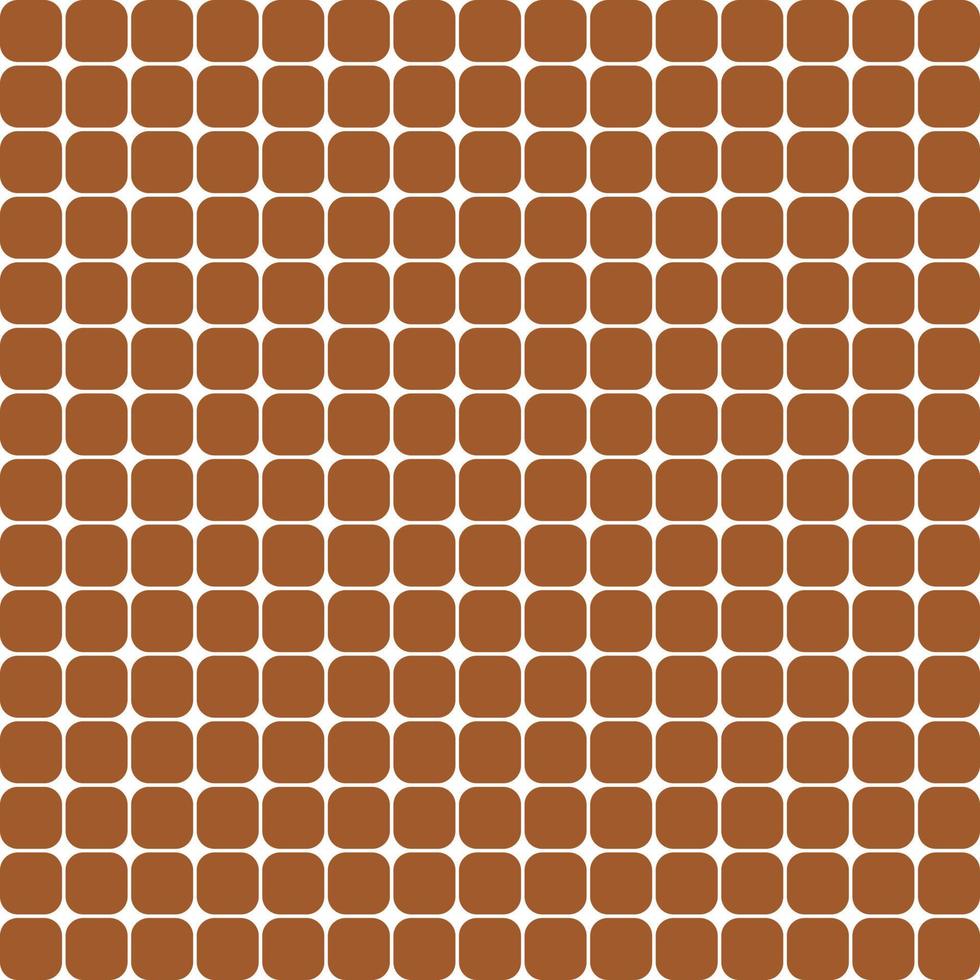Vector design. Seamless abstract pattern with many geometric brown squares rounded edges boxes. Paper, cloth, fabric, cloth, dress, napkin, printing, present, shirt, bed, calm, man, country concepts.