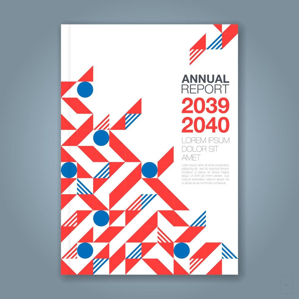 minimal geometric shapes design background for business annual report book cover brochure flyer poster vector