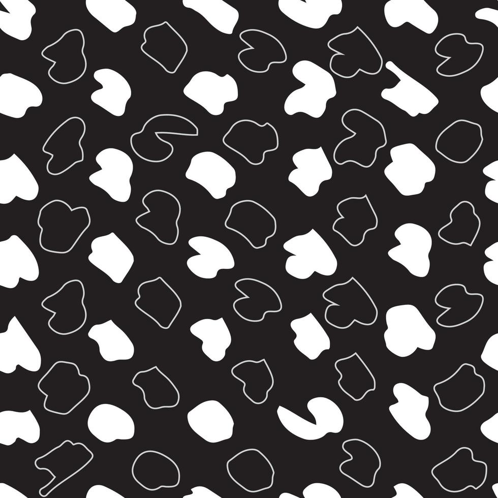 Hand drawn ink abstract texture seamless background vector