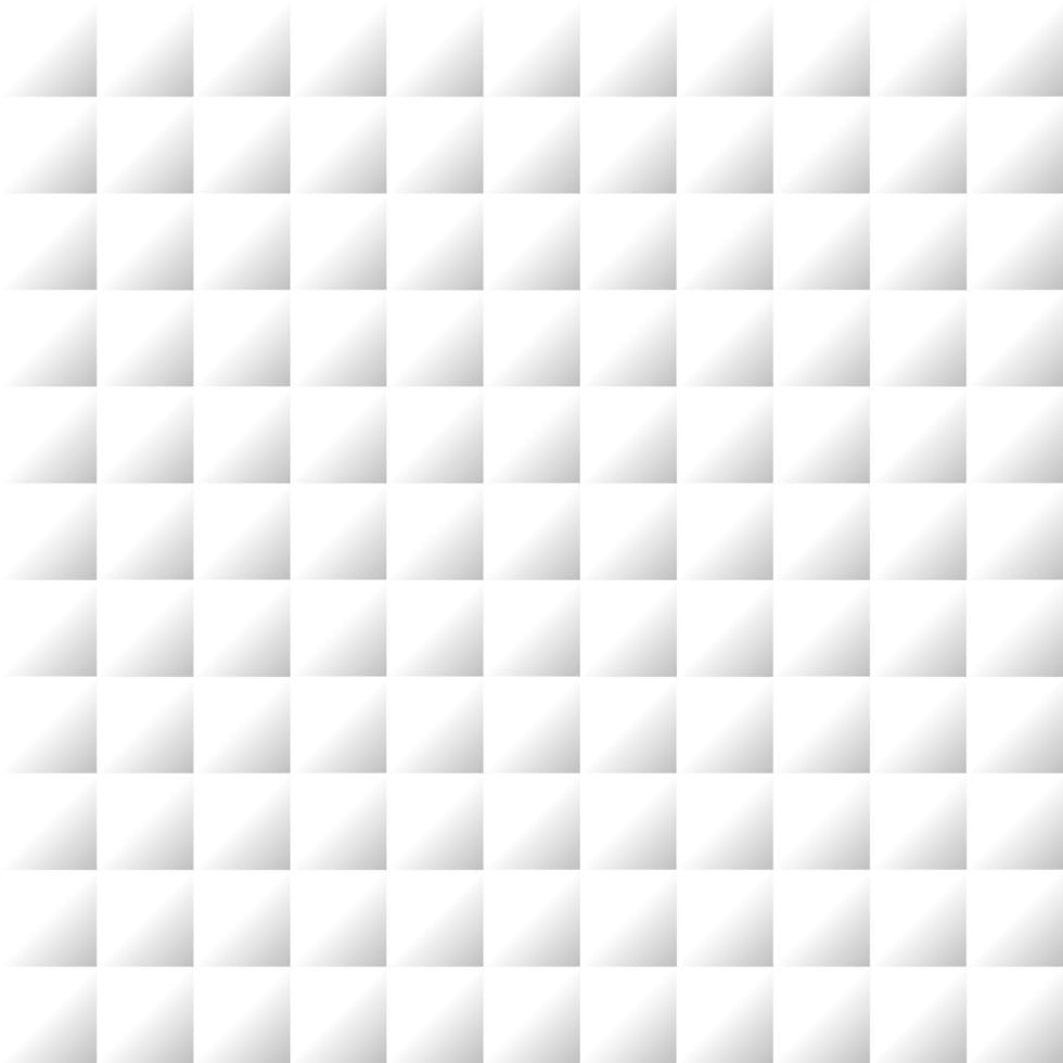 White geometric futuristic metal texture, seamless background vector