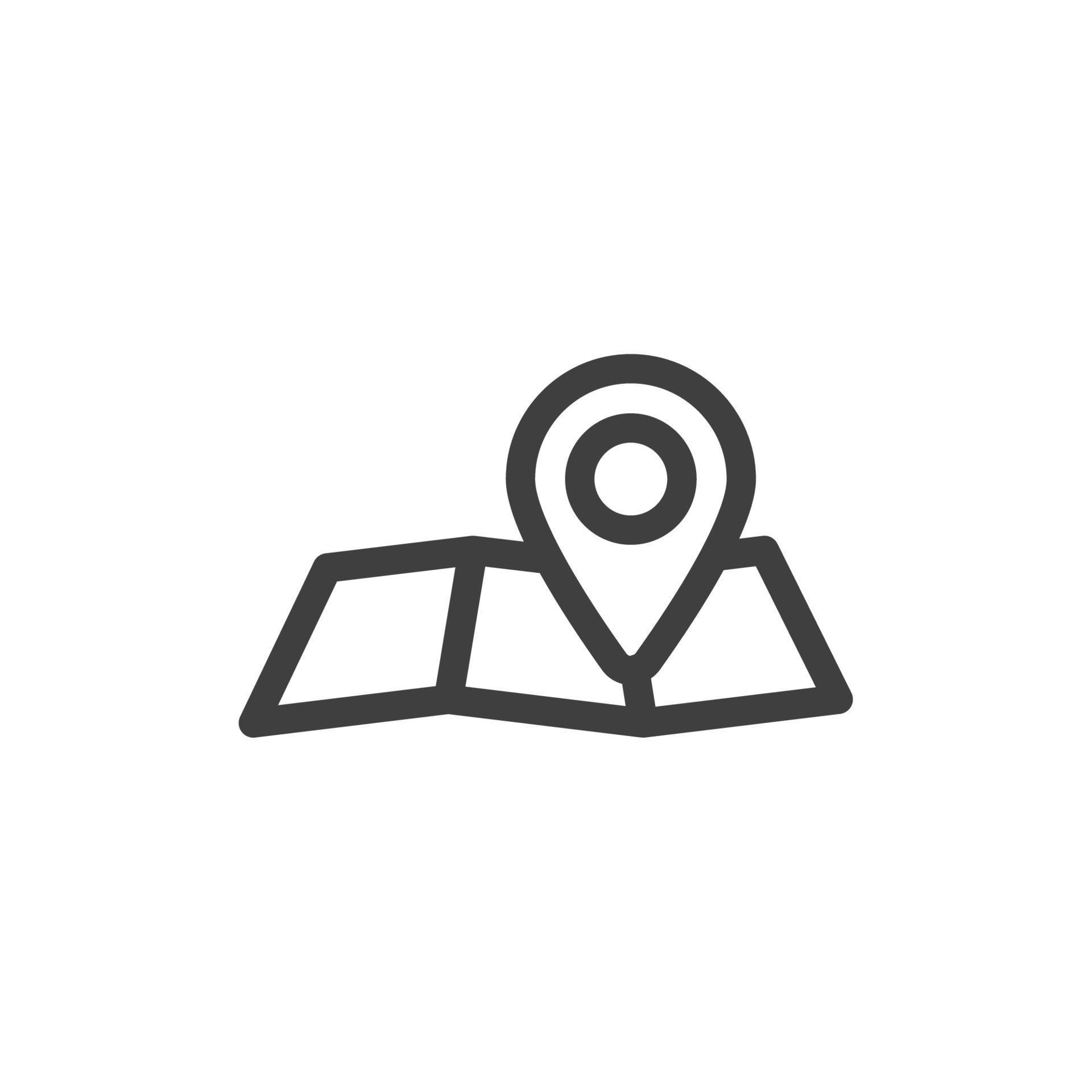 Vector sign of The map pin symbol is isolated on a white background. map pin icon color editable