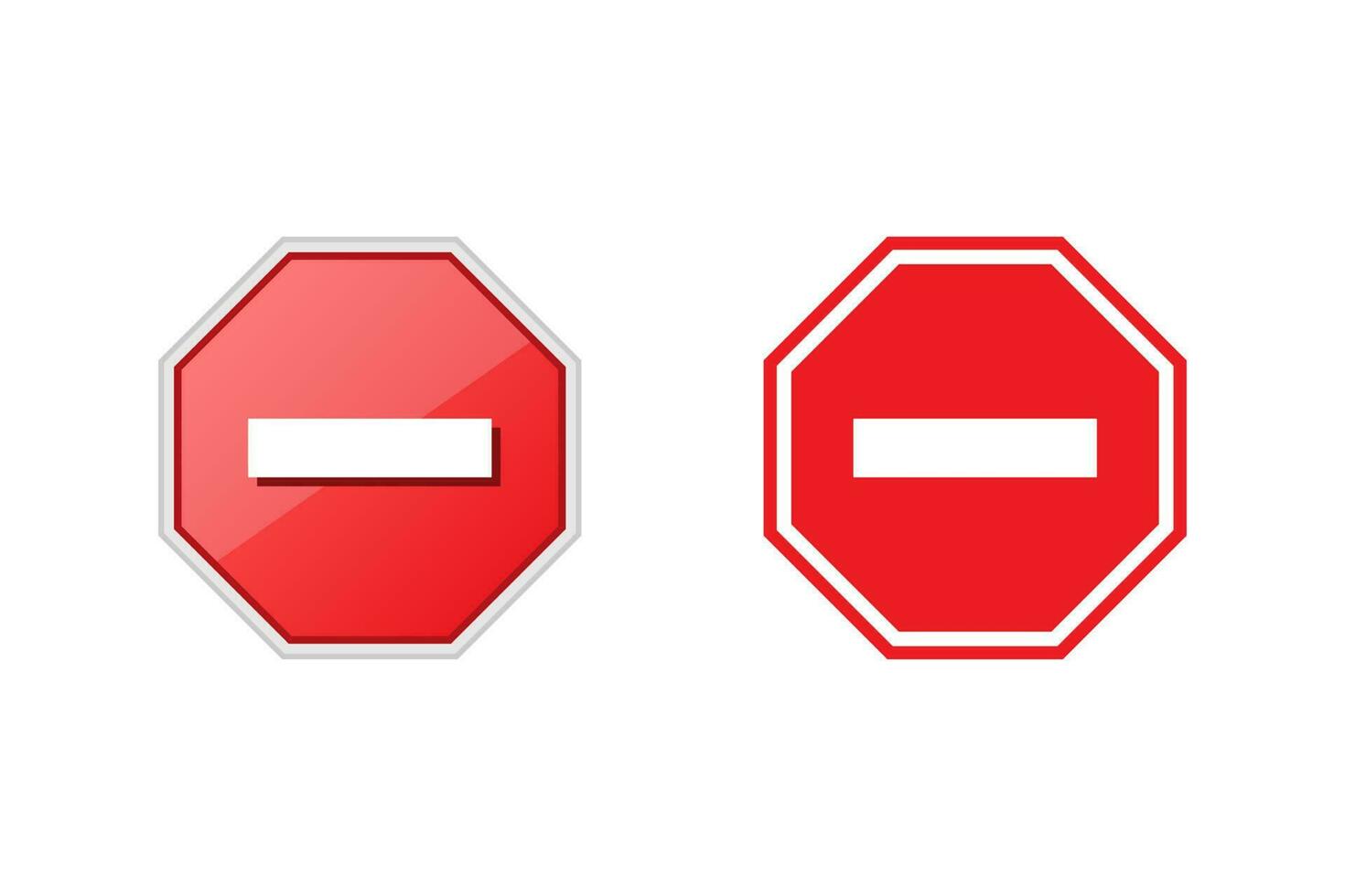 Stop sign icon vector design