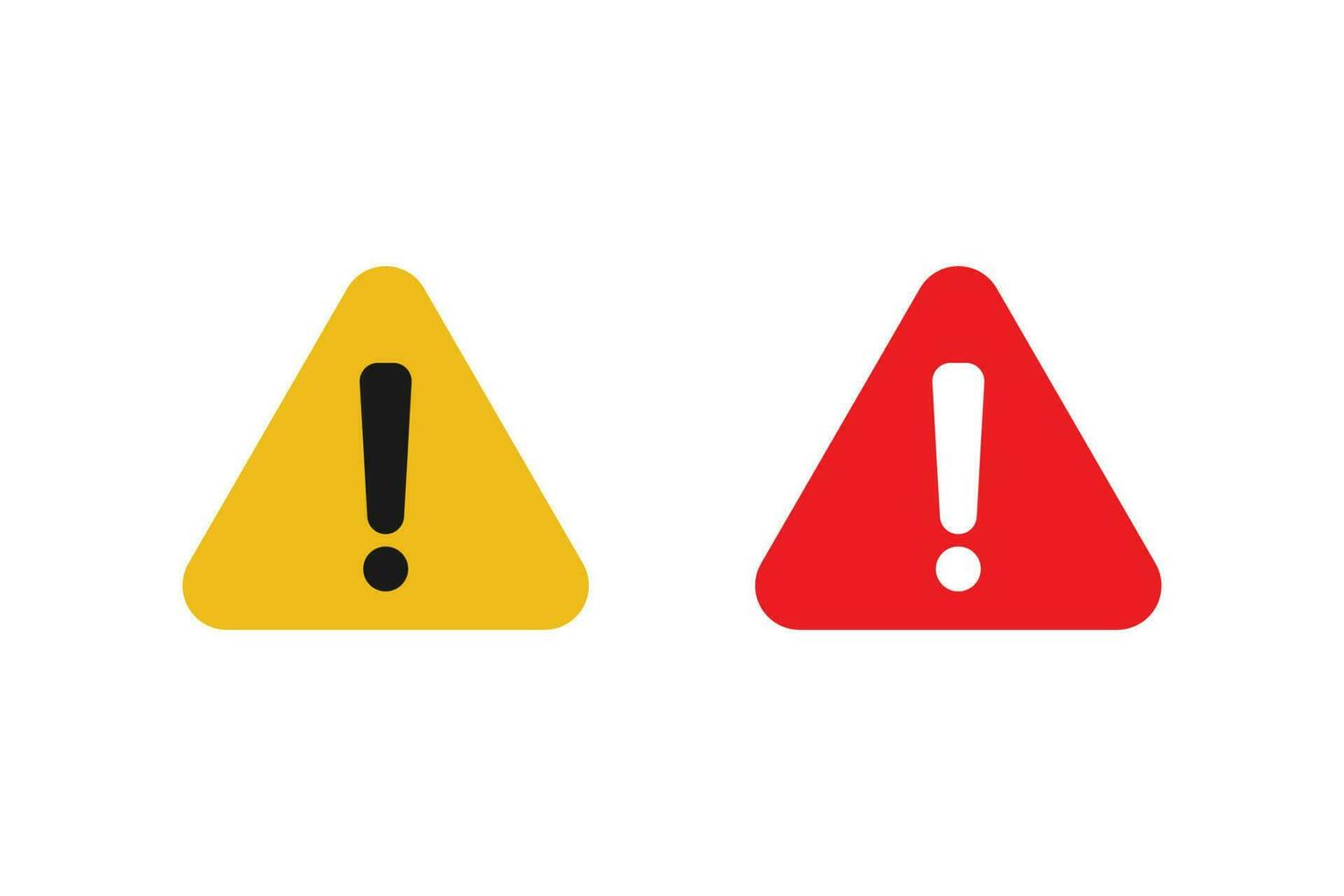 Warning icon sign vector design on white background