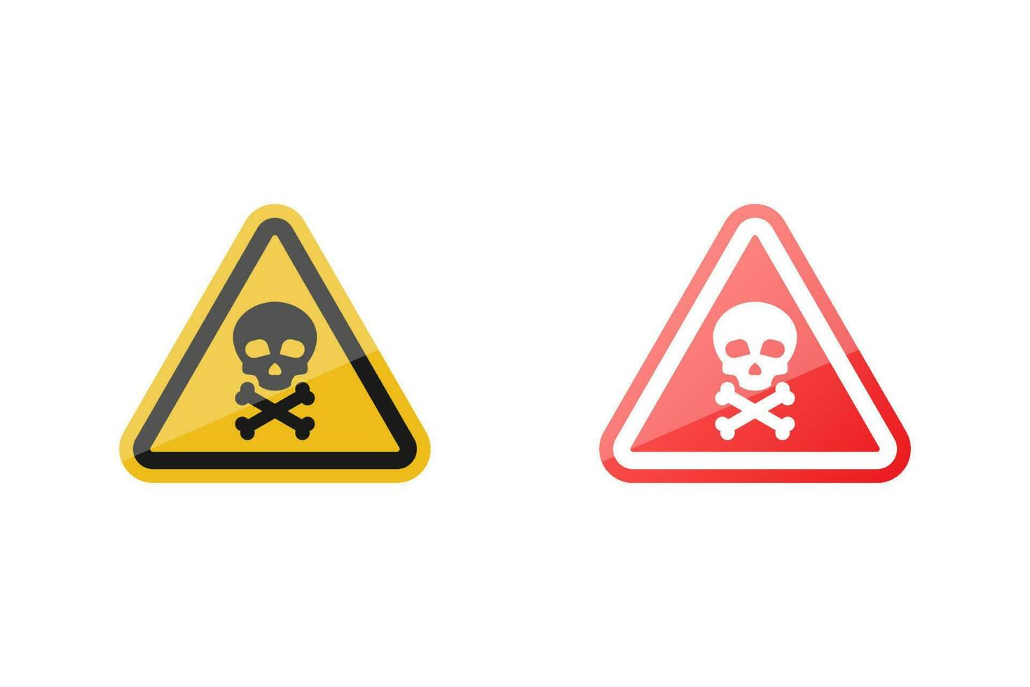 Danger icon sign vector design on white background