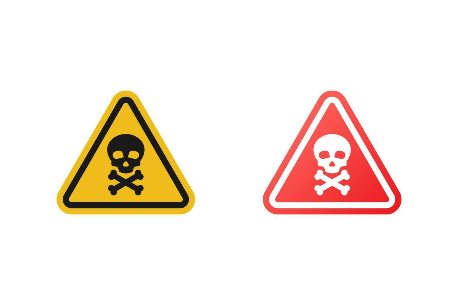 Danger icon sign vector design on white background