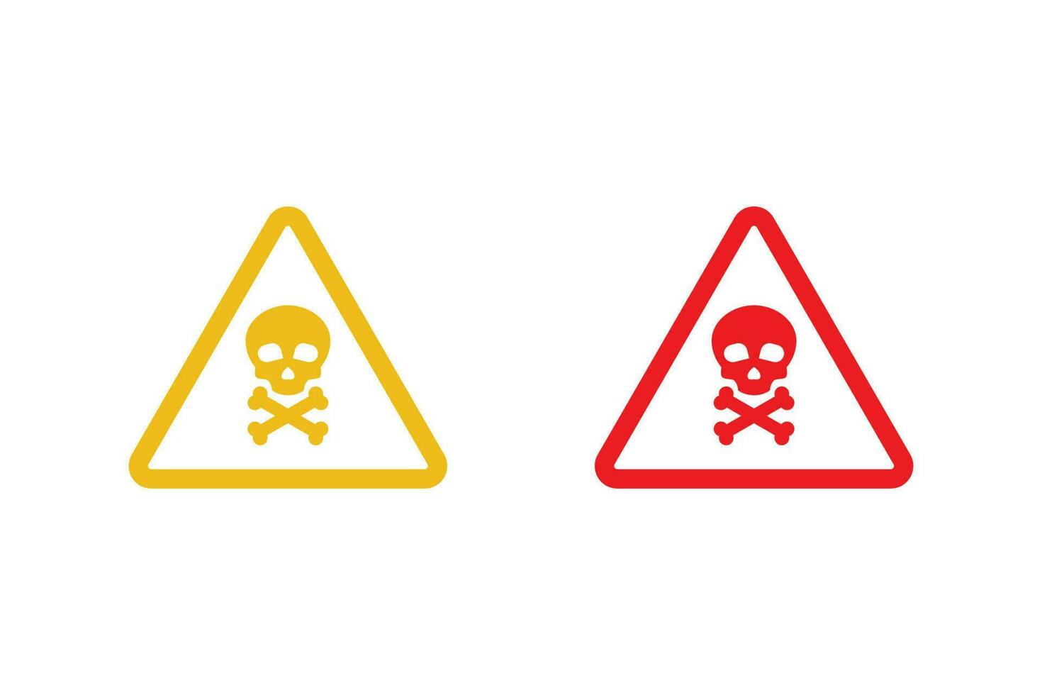 Danger icon sign vector design on white background