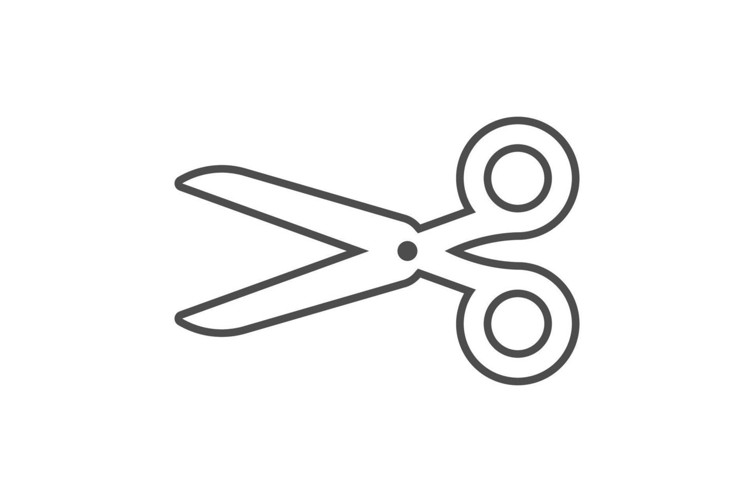 Scissor line icon 9940902 Vector Art at Vecteezy