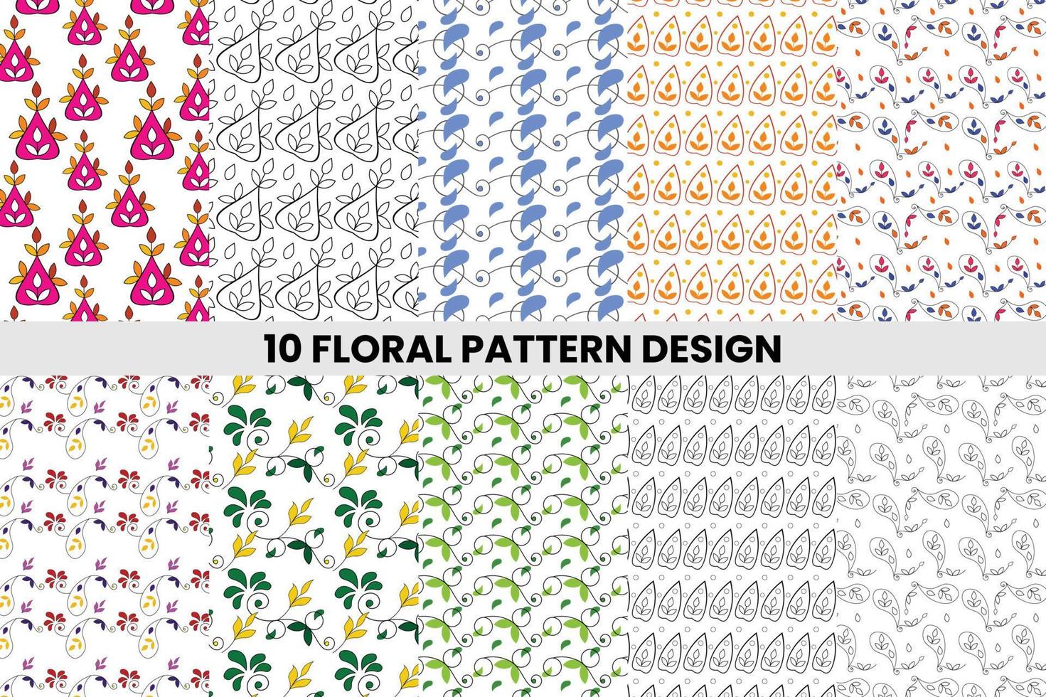 floral pattern design vector