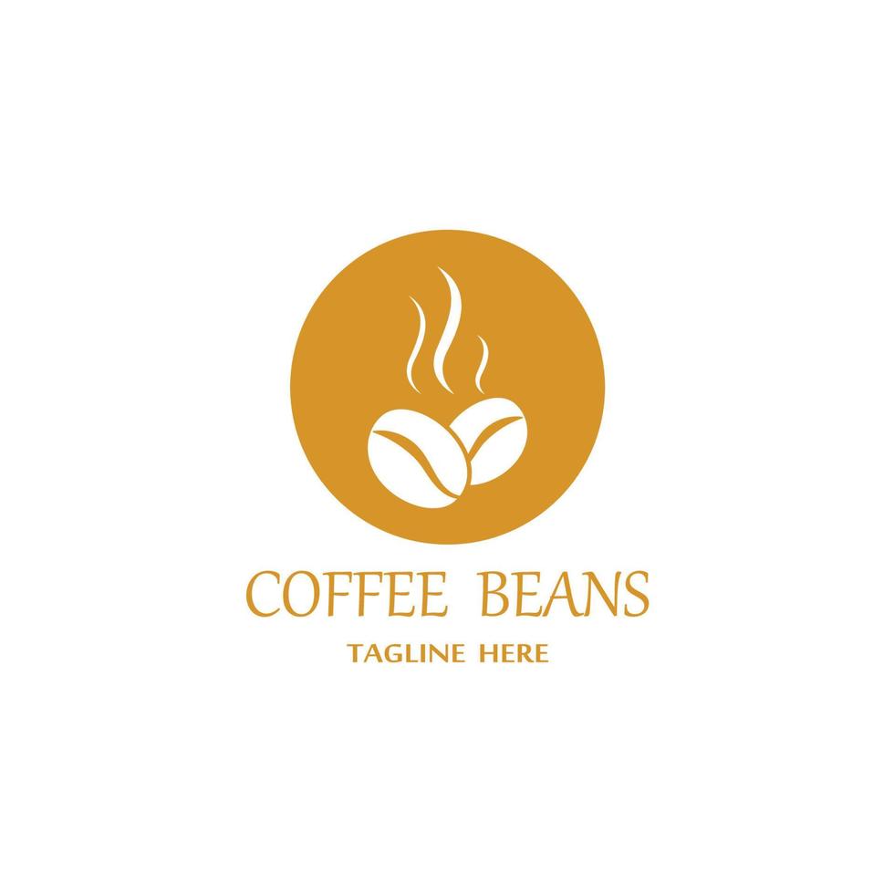 coffee bean icon vector