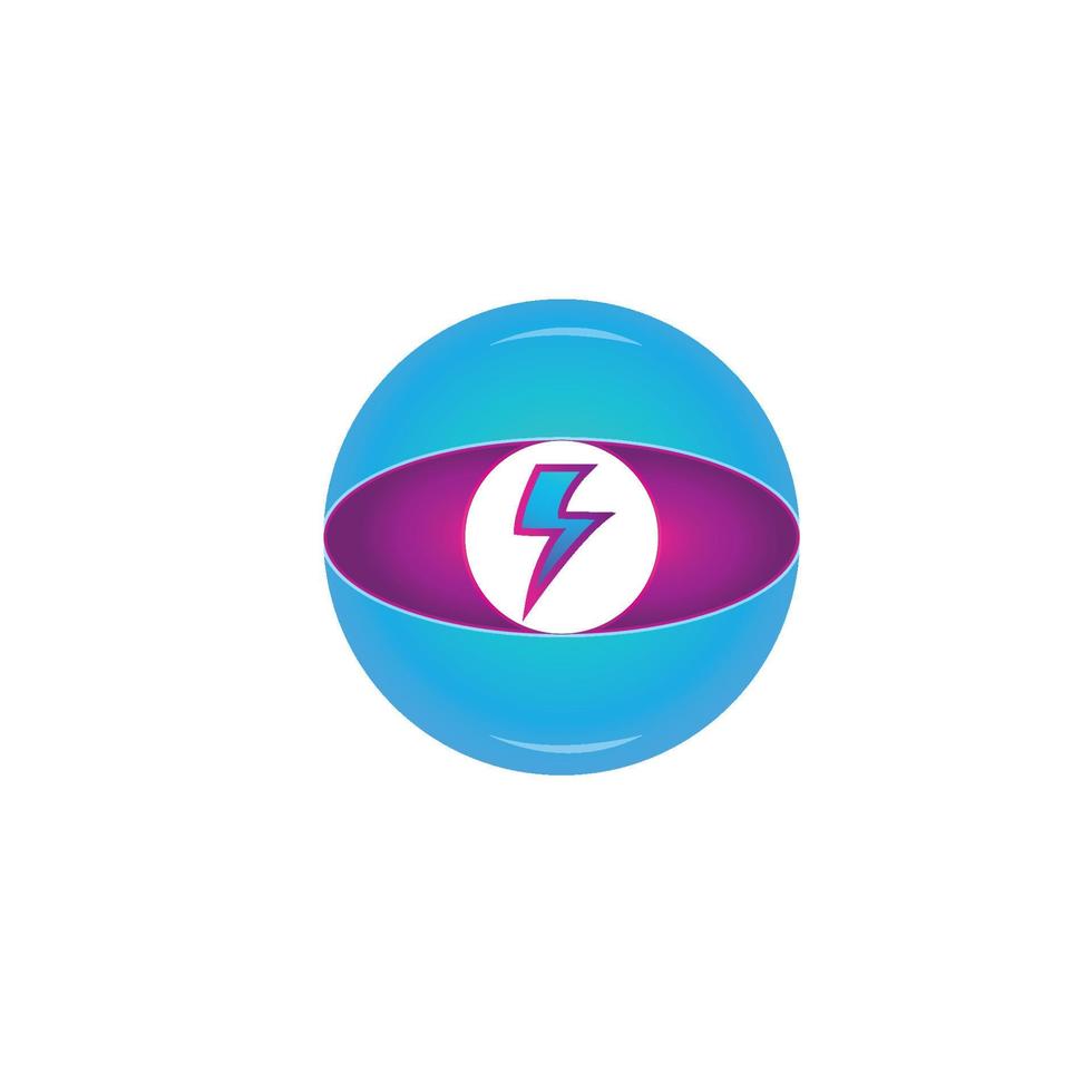 Thunderbolt logo and symbol vector