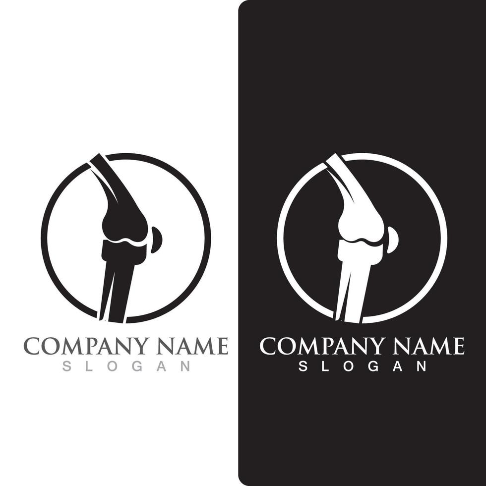 Bone logo vector template vector