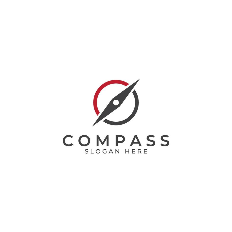 Compass logo, directional guide or pandom. Compass logo icon vector illustration template.