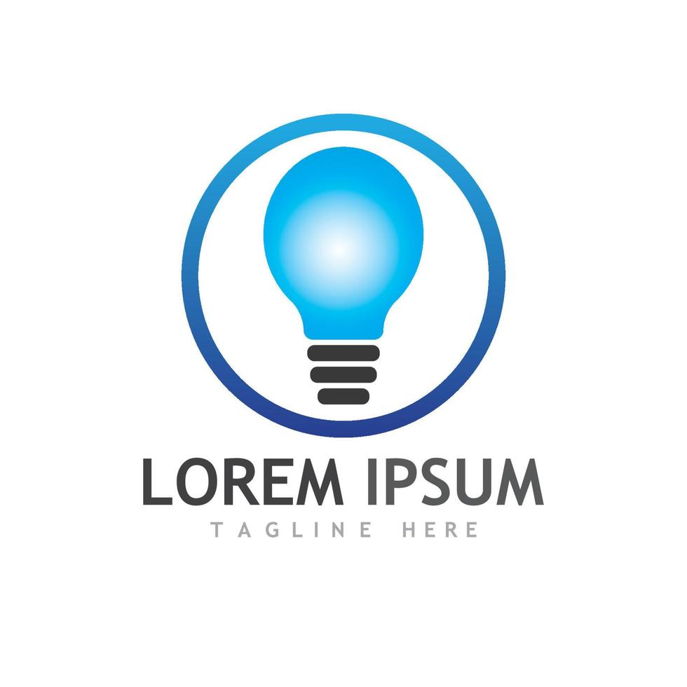 light bulb symbol vector design illustration