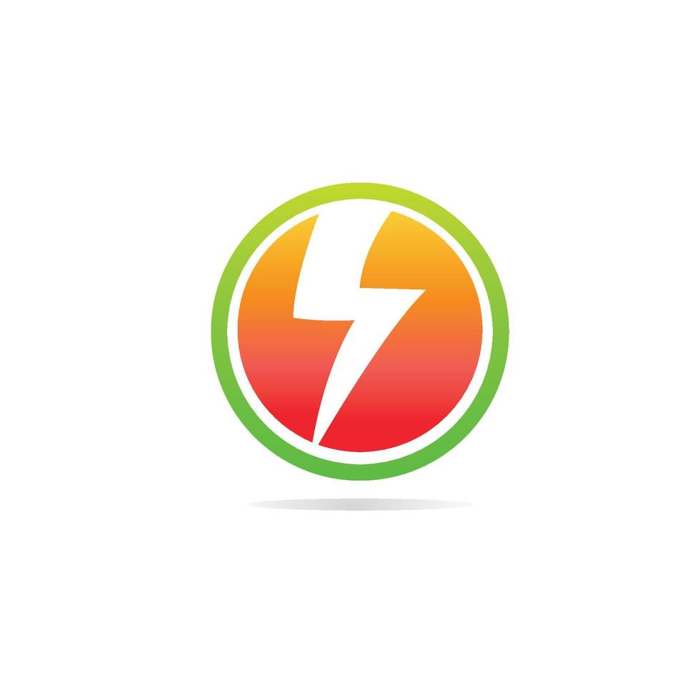 Thunderbolt logo and symbol vector