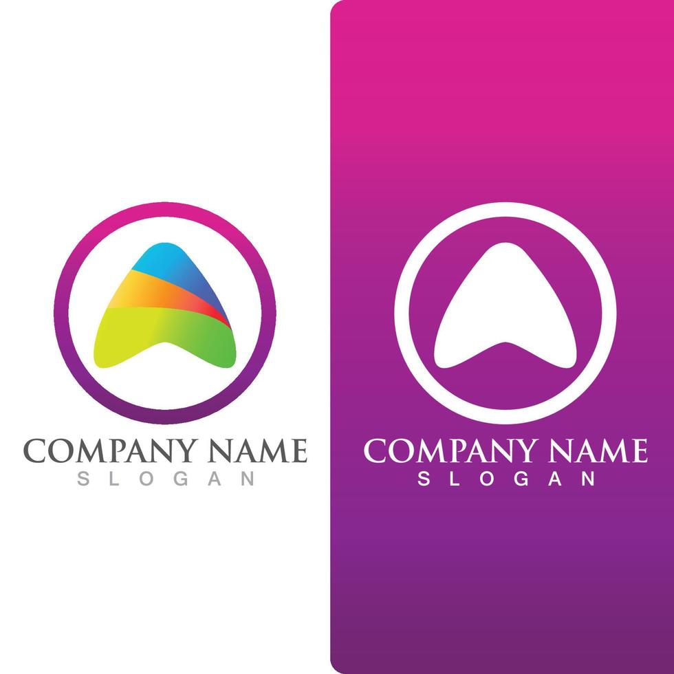 A Logo Template design vector