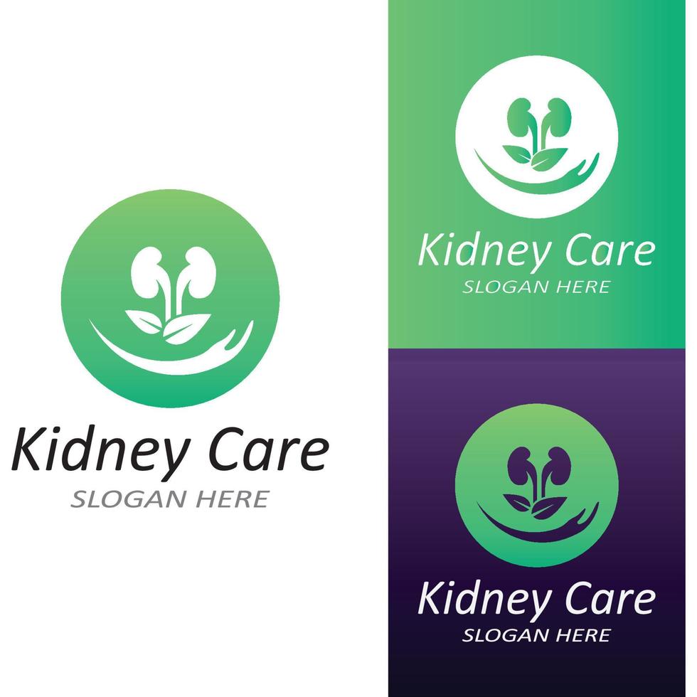 Kidney logo vector illusrtation
