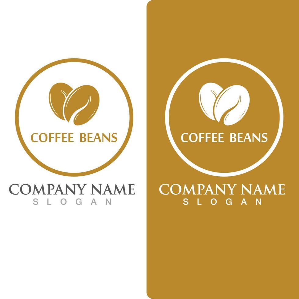 coffee bean icon vector