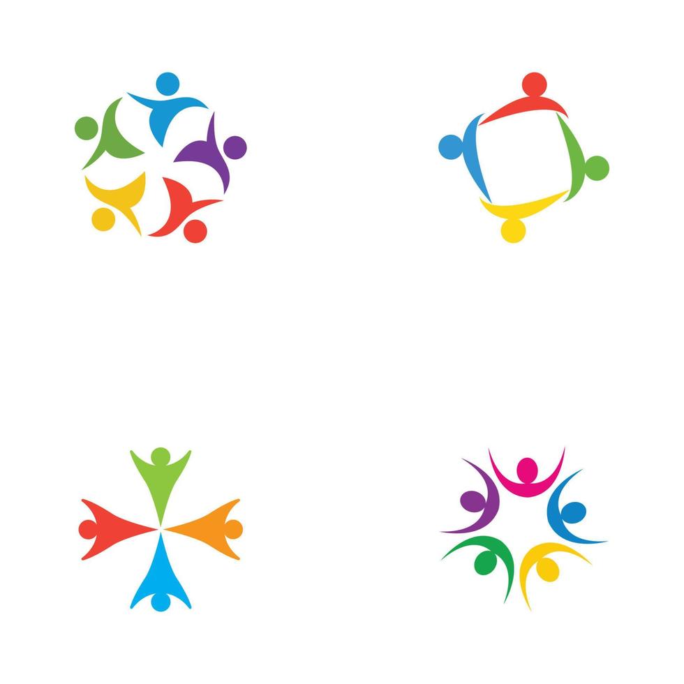 Community, network and social icon vector