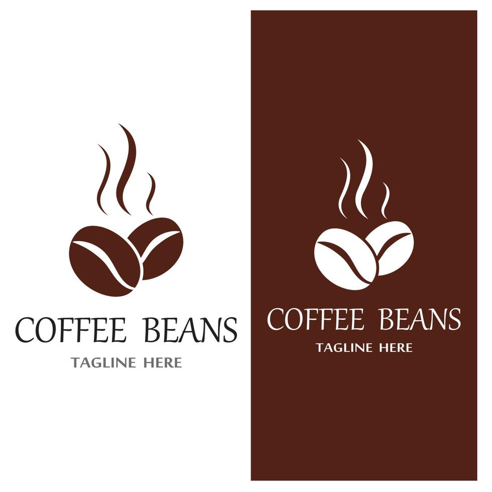 coffee bean icon vector