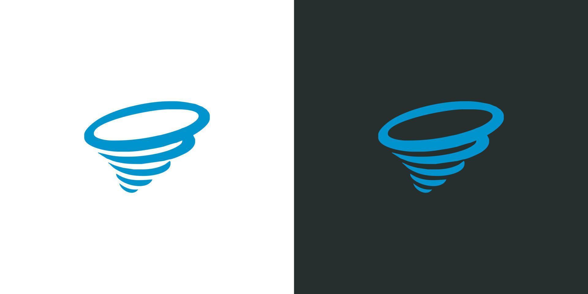 plantilla de diseño de vector de logotipo de tornado