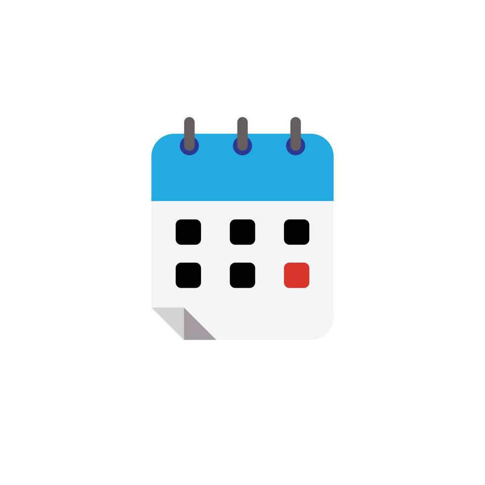 Calendar icon logo vector