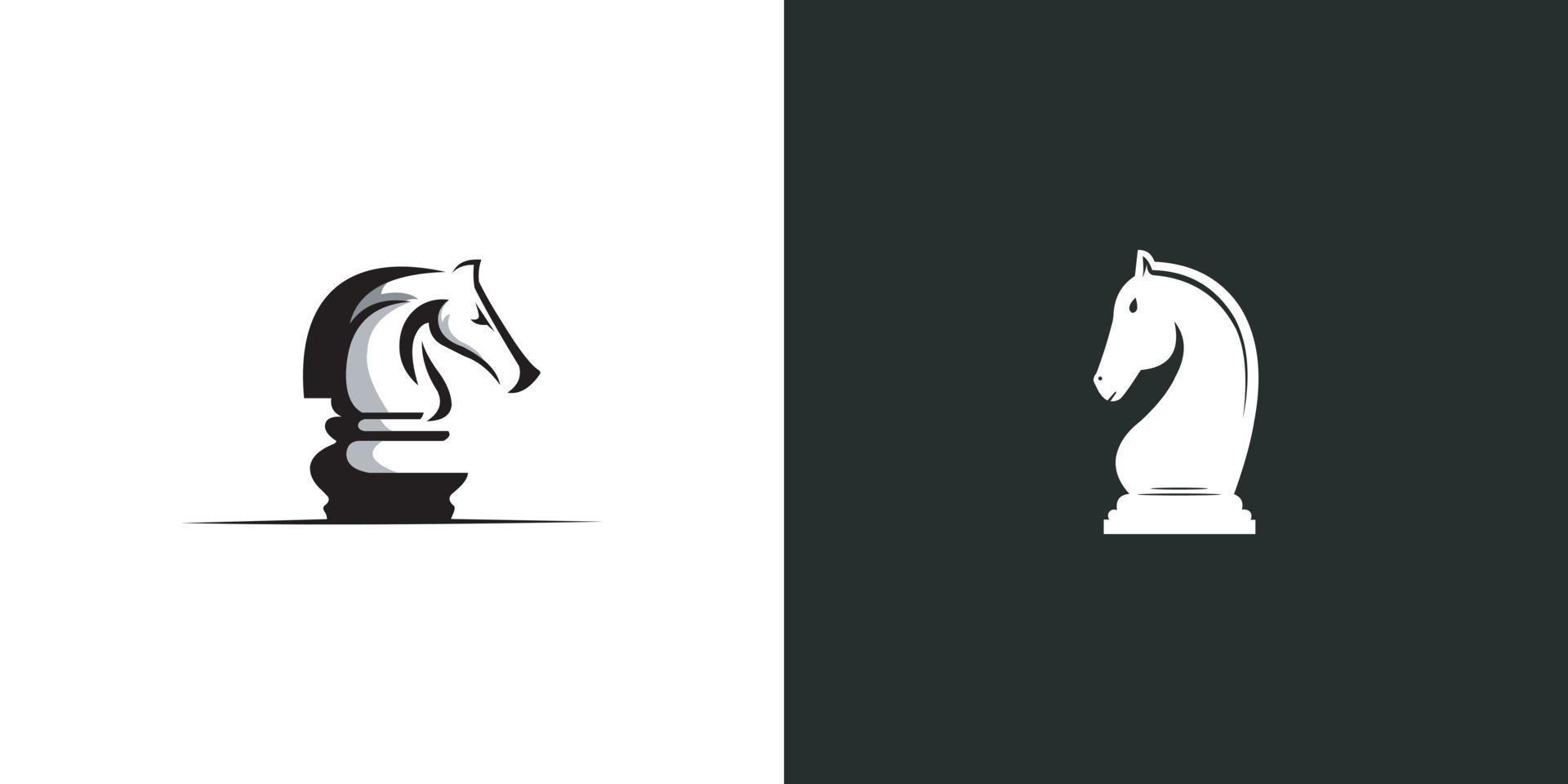 conjunto, de, cabeza, caballo, logotipo, vector