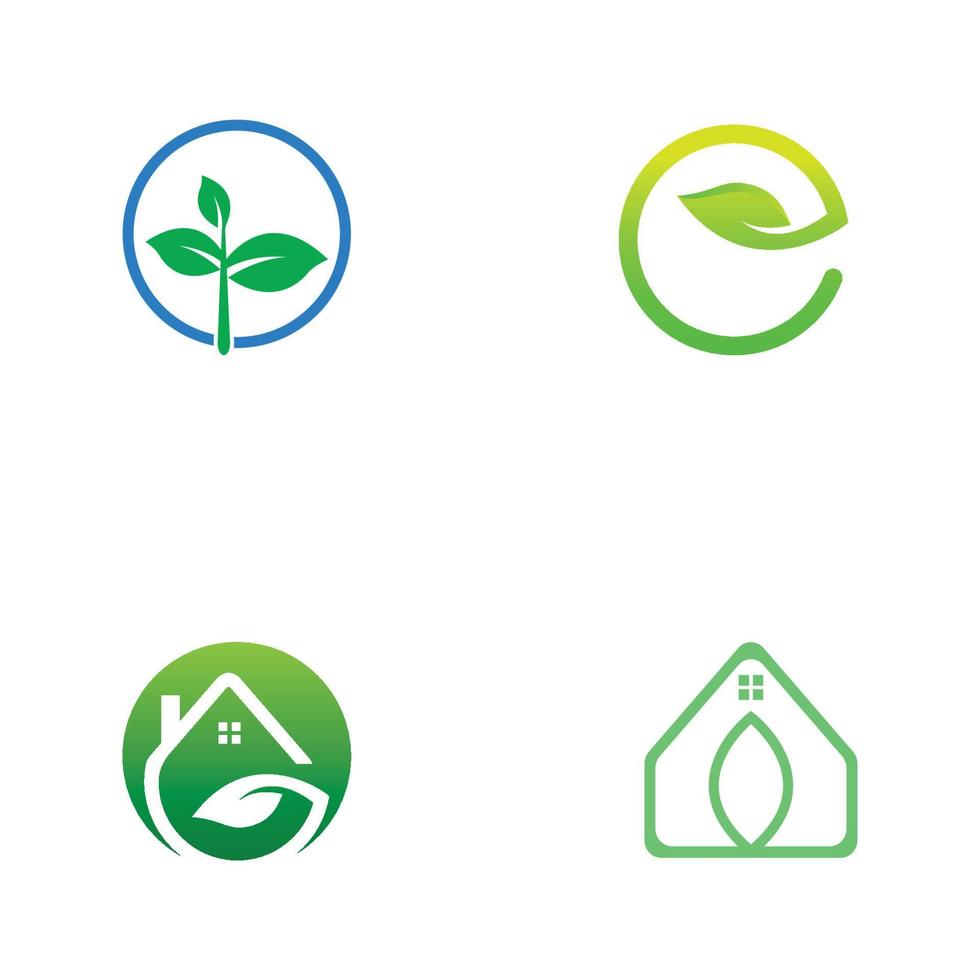 ir hoja verde ecología logo naturaleza elemento vector