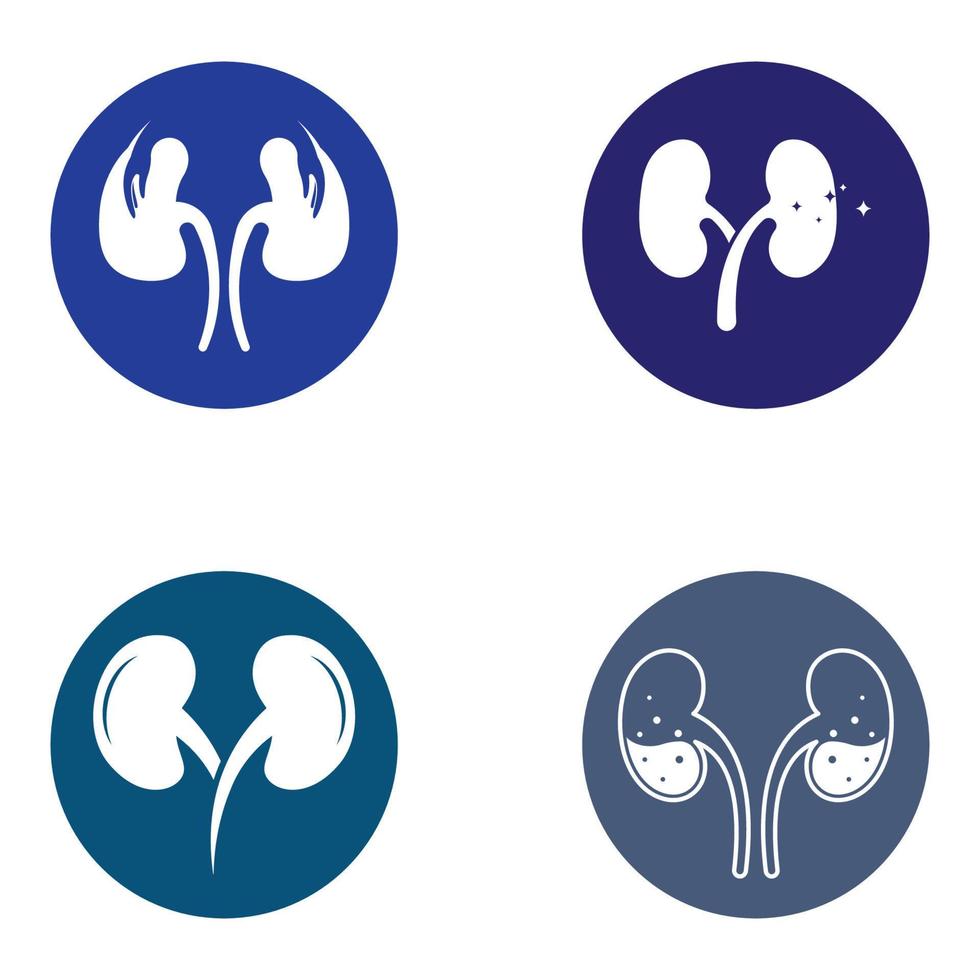 kidney health  logo  vector illusrtation