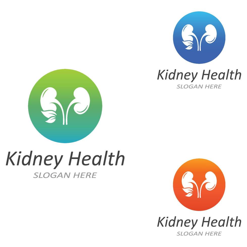 Kidney logo vector illusrtation
