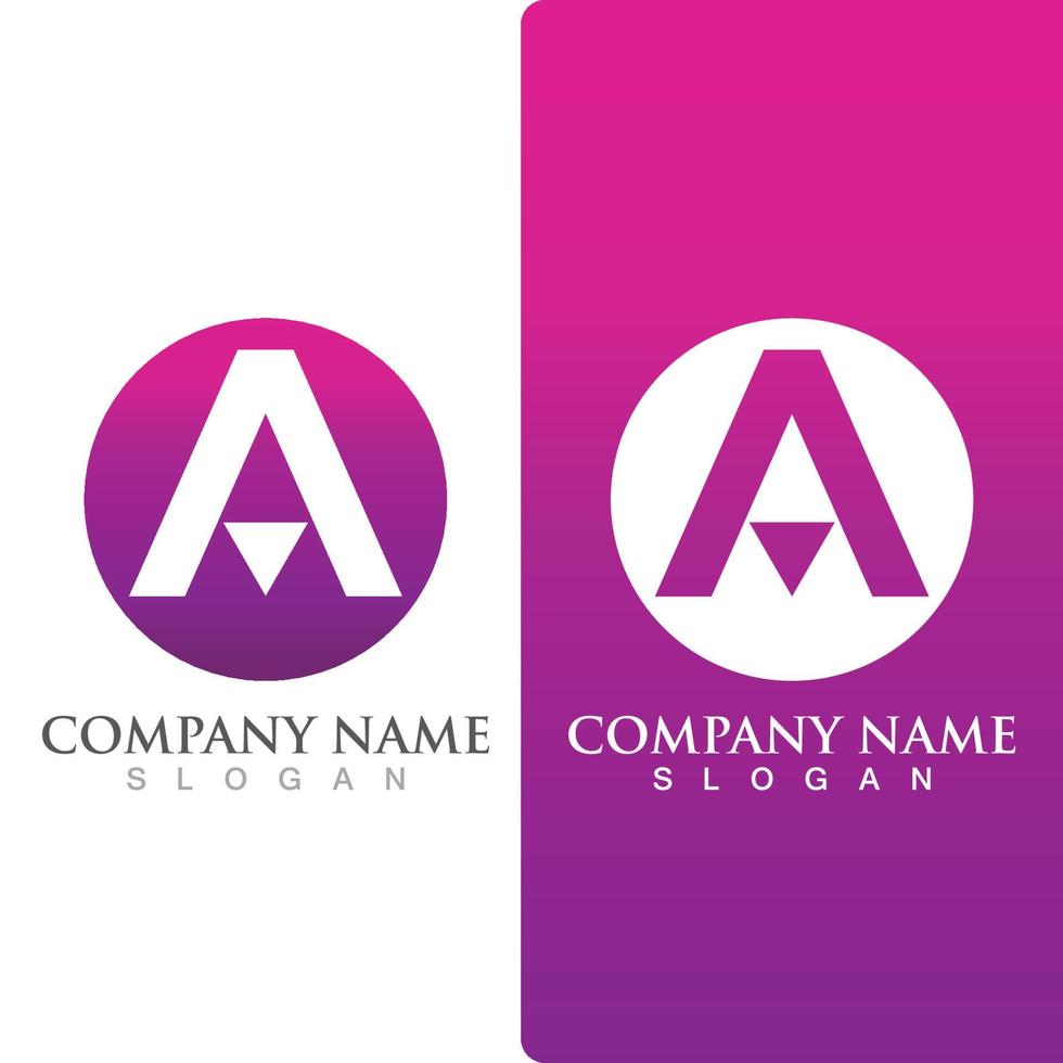 A Logo Template design vector