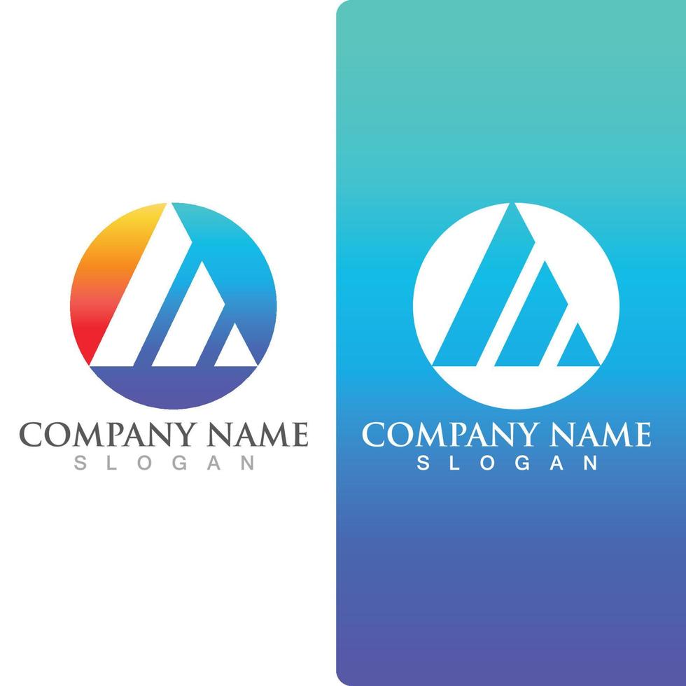 A Logo Template design vector