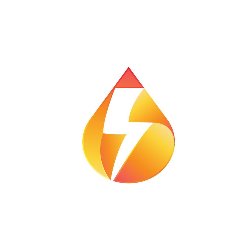 Thunderbolt logo and symbol vector