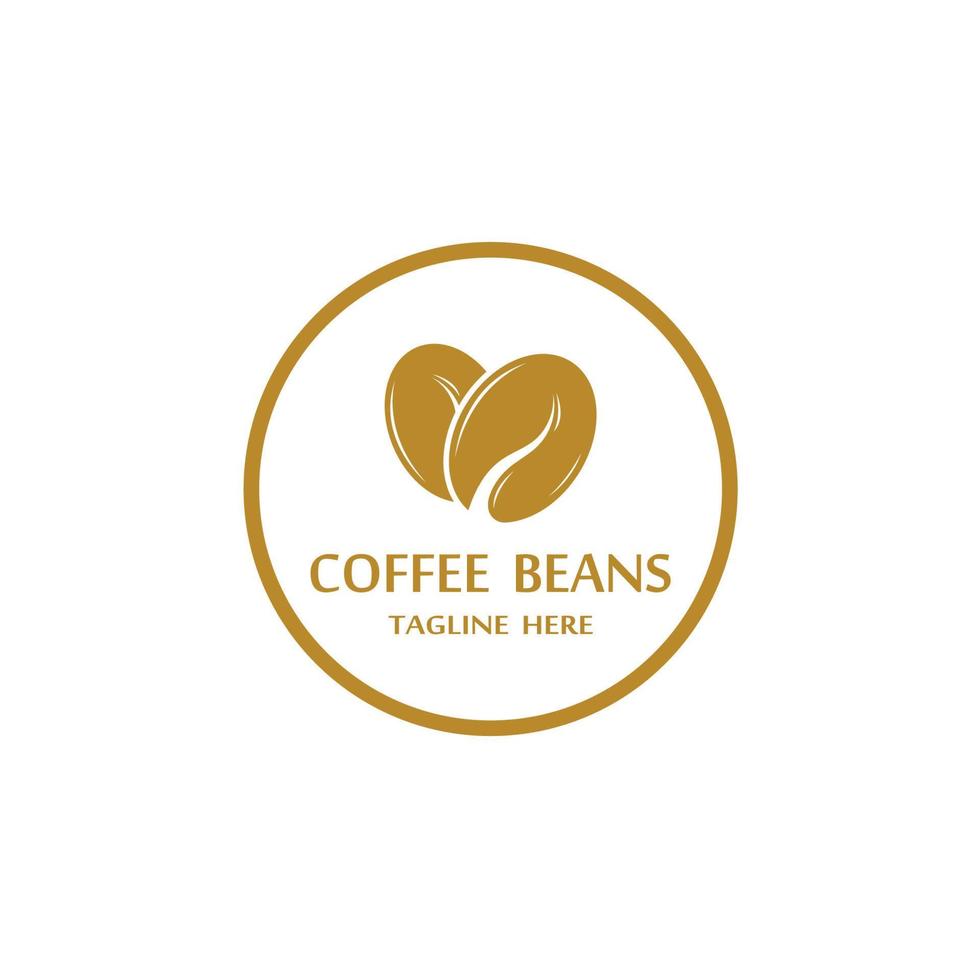 vector de icono de grano de café