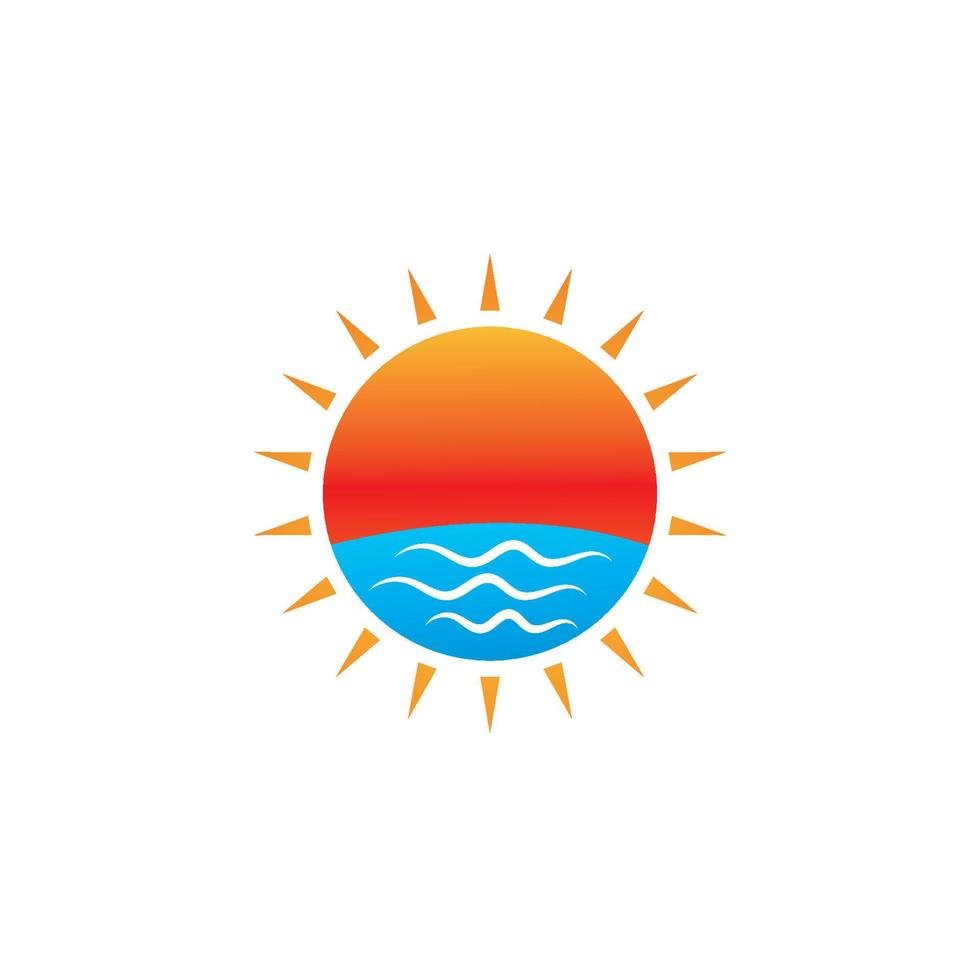 Sun Vector illustration Icon