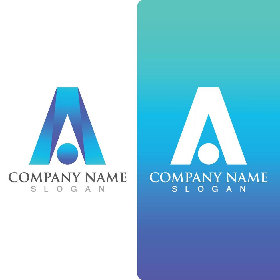 A Logo Template design vector