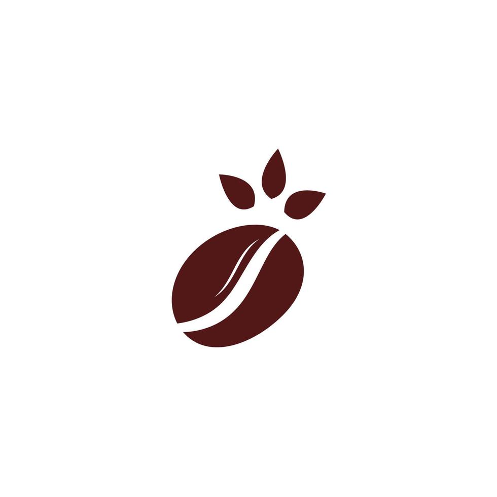 coffee bean icon vector