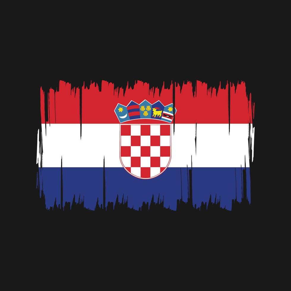 Croatia Flag Vector. National Flag vector