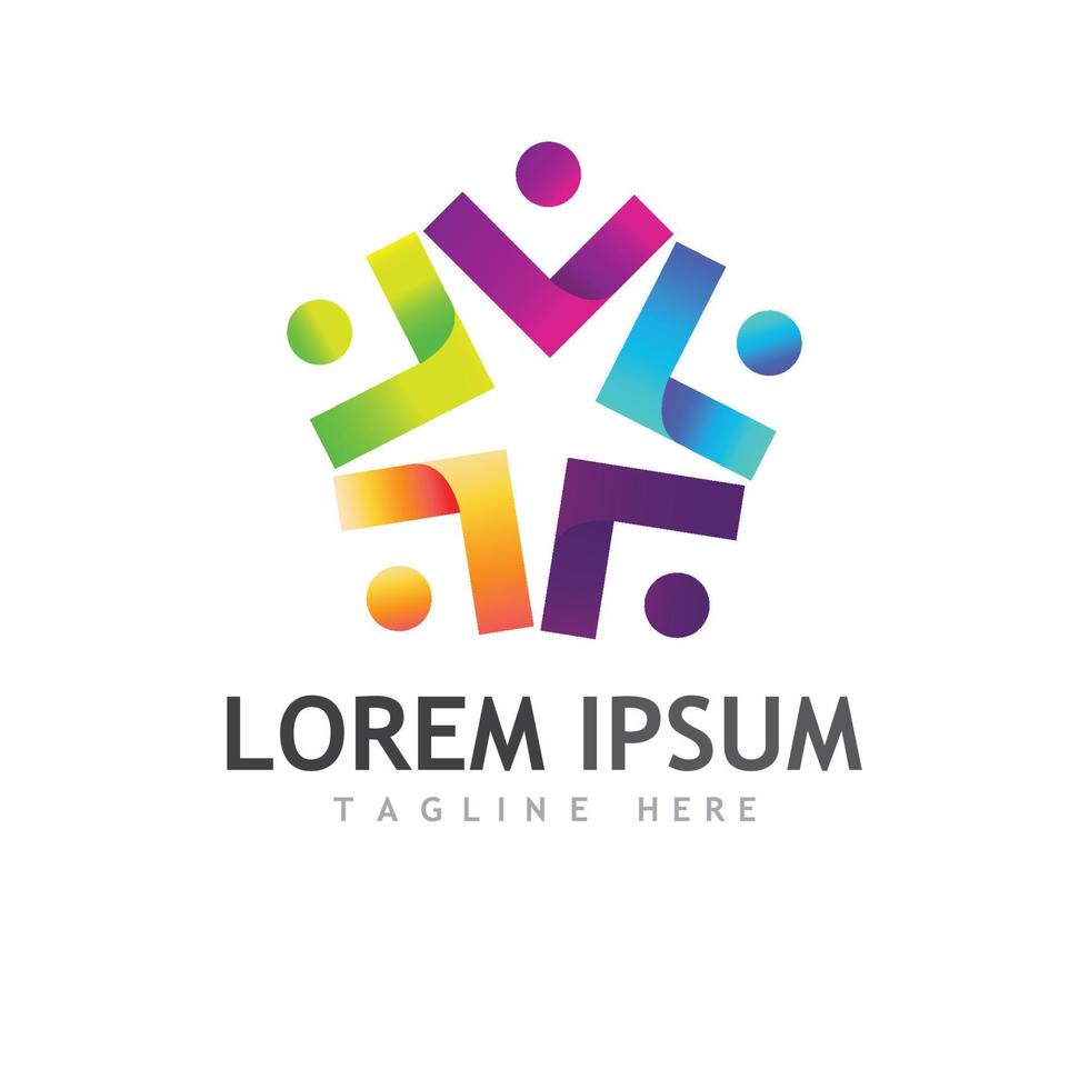 Community, network and social icon vector