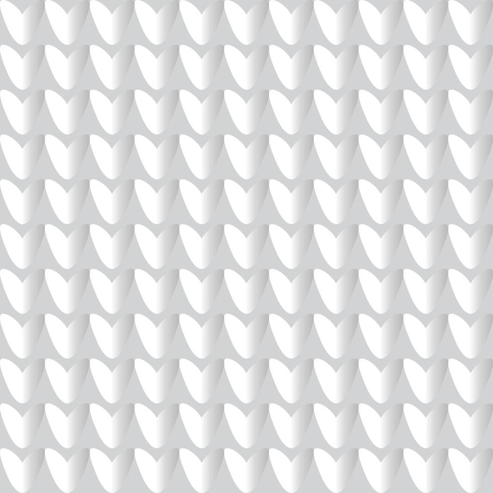 White geometric futuristic metal texture, seamless background vector