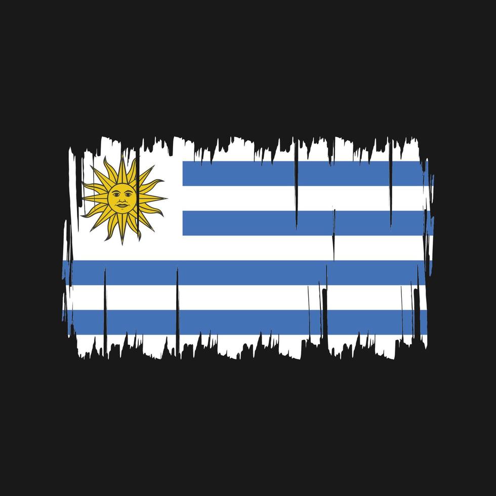 Uruguay Flag Vector. National Flag vector