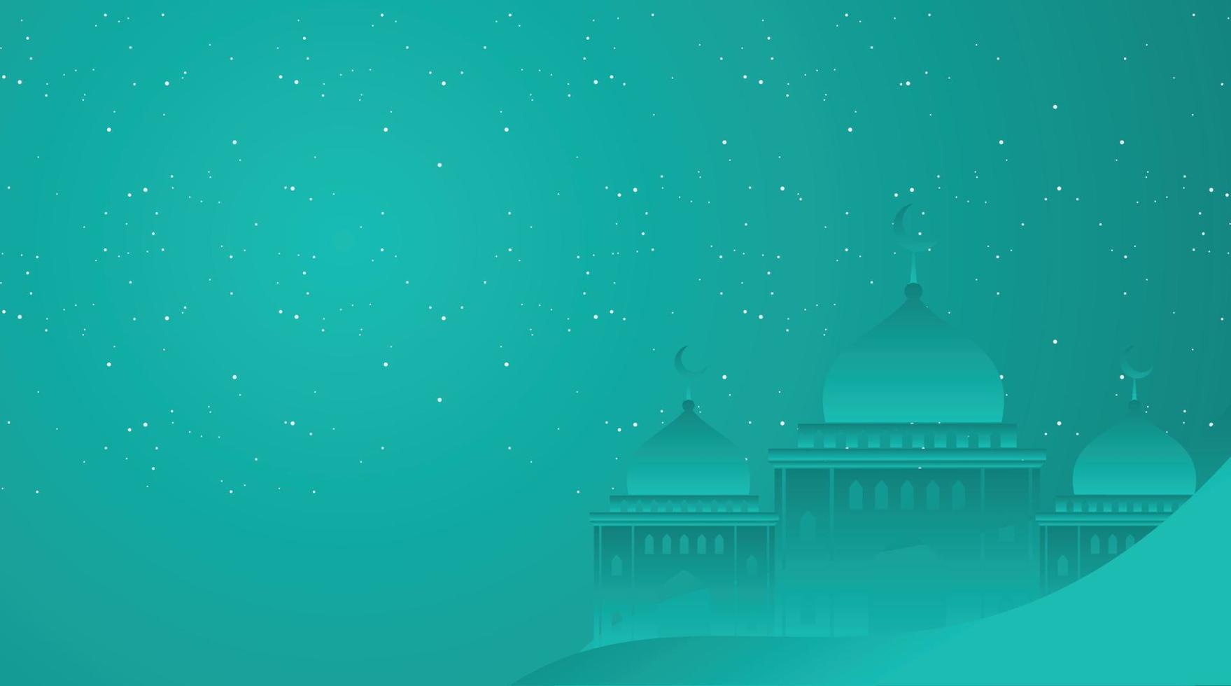 fondo islámico. fondo de eid mubarak. fondo de ramadán kareem. vector