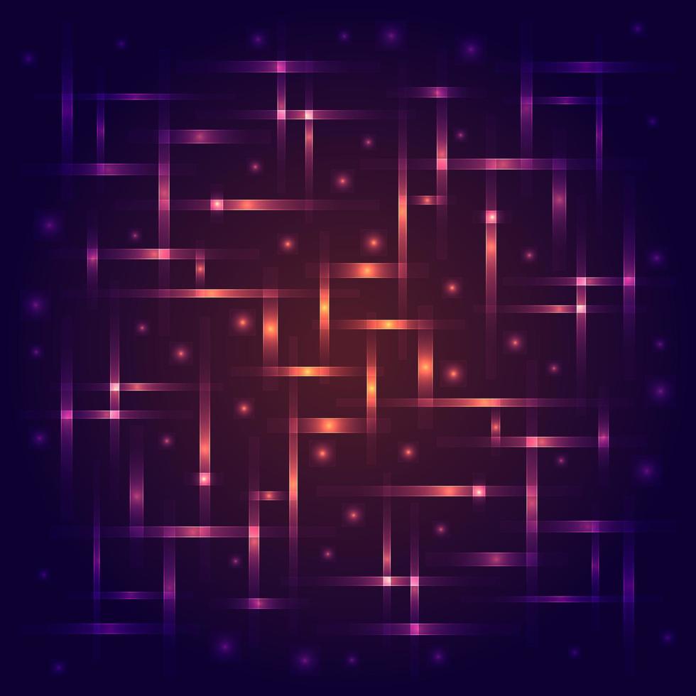 Abstract geometric background with graphic visualization of data, innovation, physics, space, research. Futuristic structure of information , neuron, brain links vector