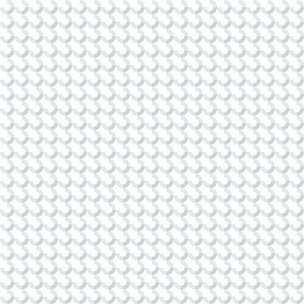 White geometric futuristic texture, seamless background vector