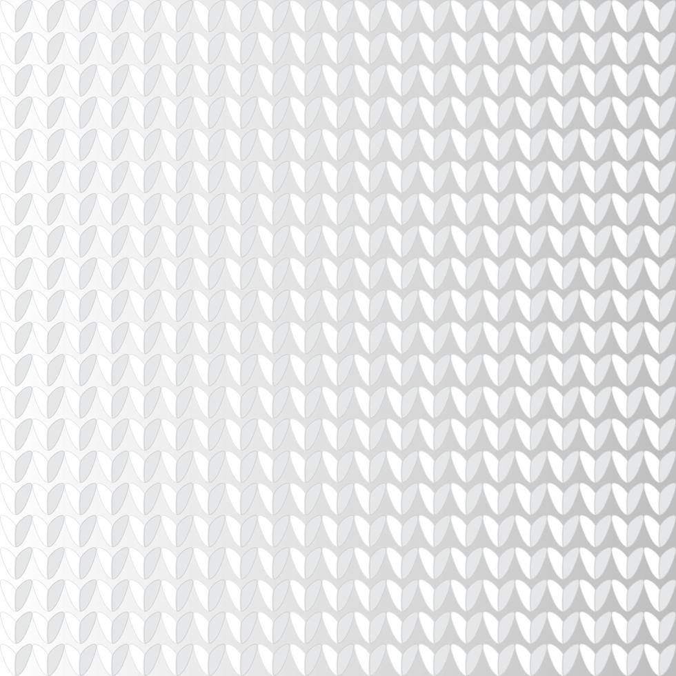 White geometric futuristic texture, seamless background vector