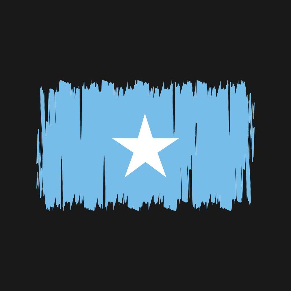vector de la bandera de somalia. bandera nacional