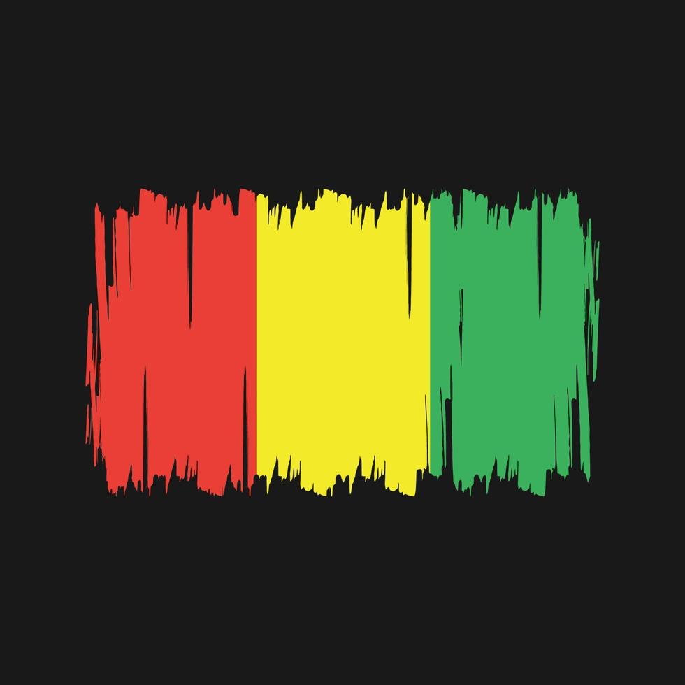 Guinea Flag Vector. National Flag vector