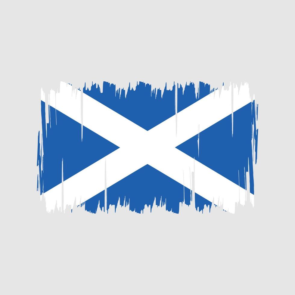 vector de la bandera de Escocia. bandera nacional